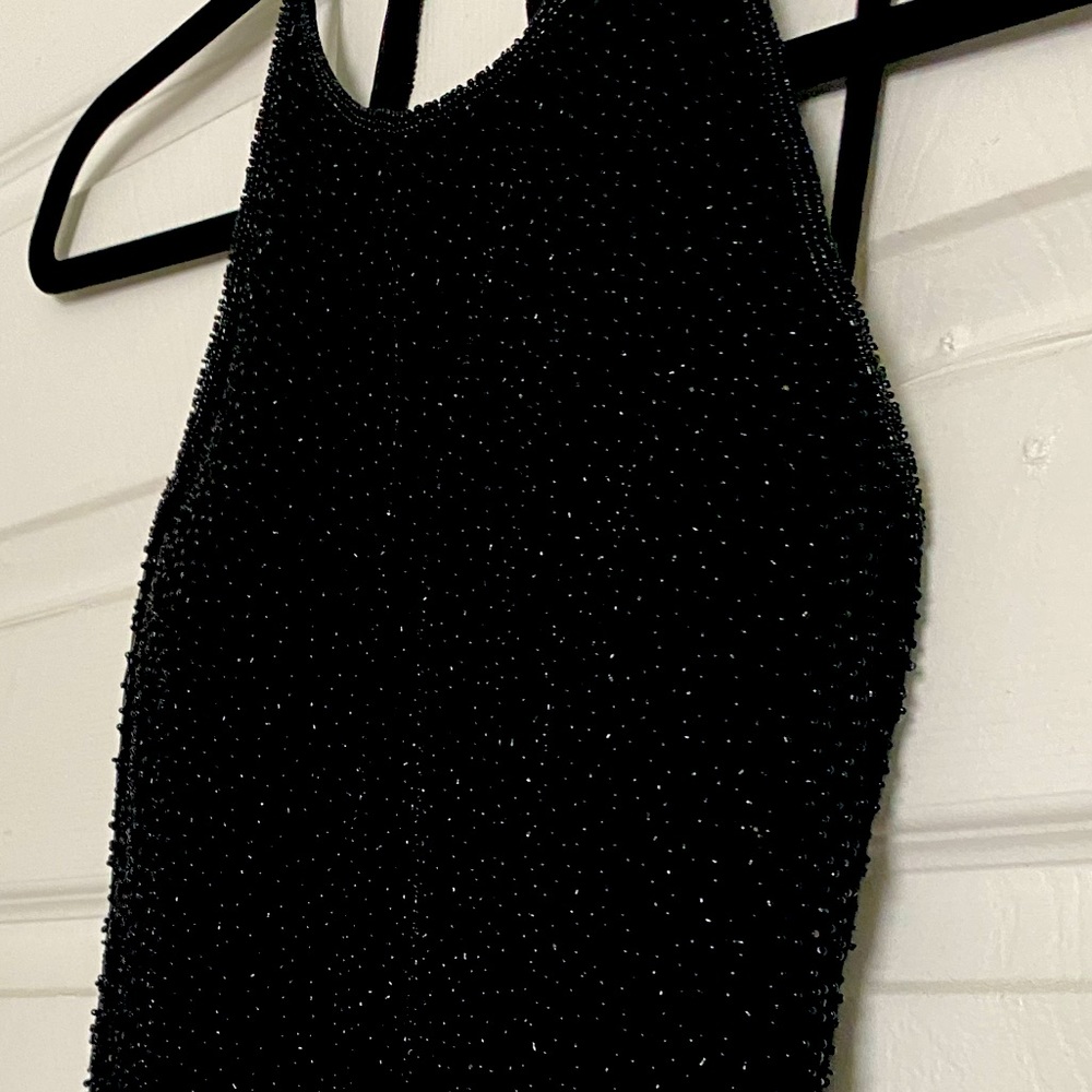 Beautiful Beaded Gown with Adjustable Train
